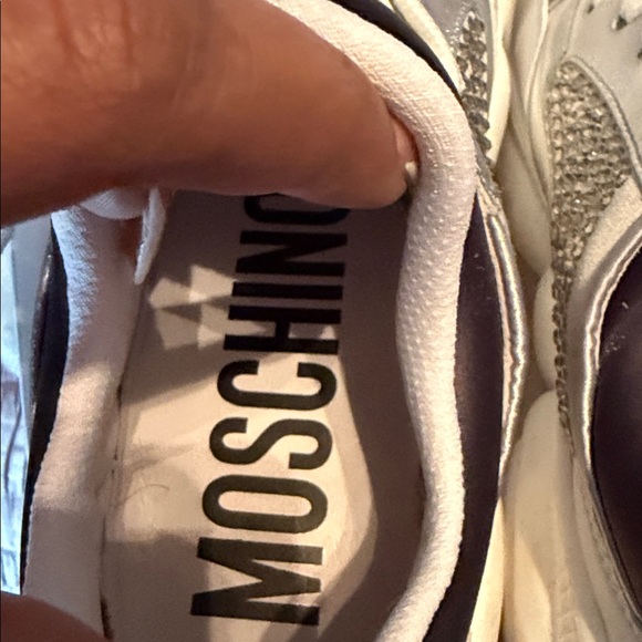 Moschino Black and White Sneakers - Picture 6 of 8